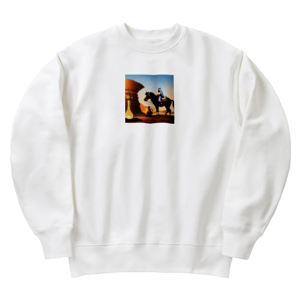 ぴその部屋のサウジアラビアシリーズ Heavyweight Crew Neck Sweatshirt