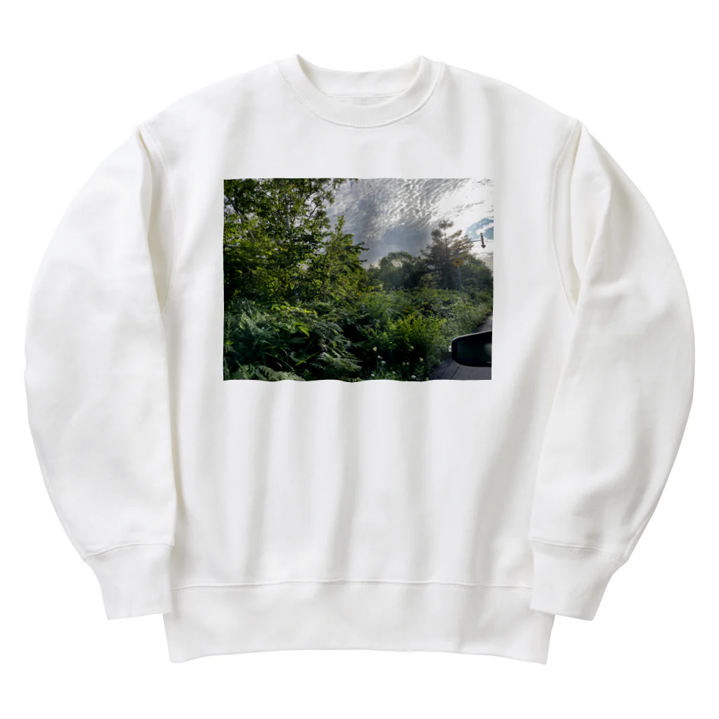 syotakumの自然 Heavyweight Crew Neck Sweatshirt