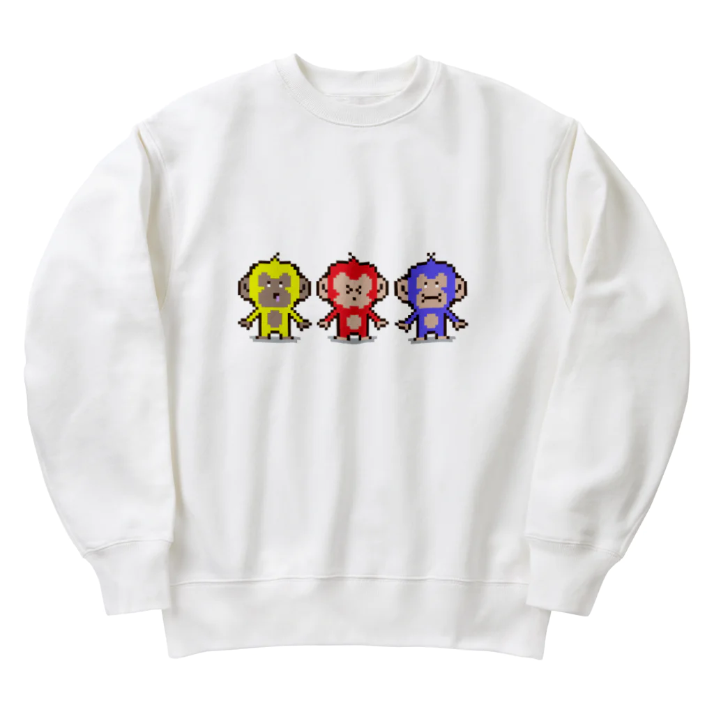 あにふでぃの三猿 Heavyweight Crew Neck Sweatshirt