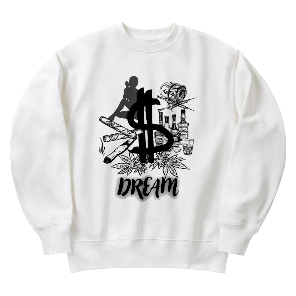 m4のアメリカンドリーム Heavyweight Crew Neck Sweatshirt