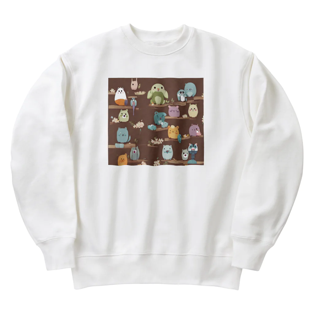 my-jpの不思議アニマルズ Heavyweight Crew Neck Sweatshirt