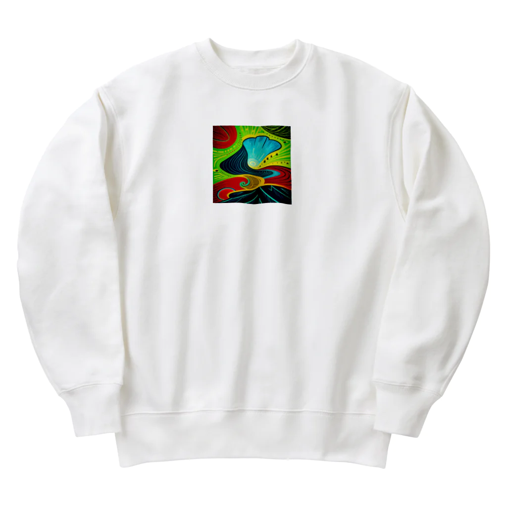 cosmos9の宇宙の広がり Heavyweight Crew Neck Sweatshirt