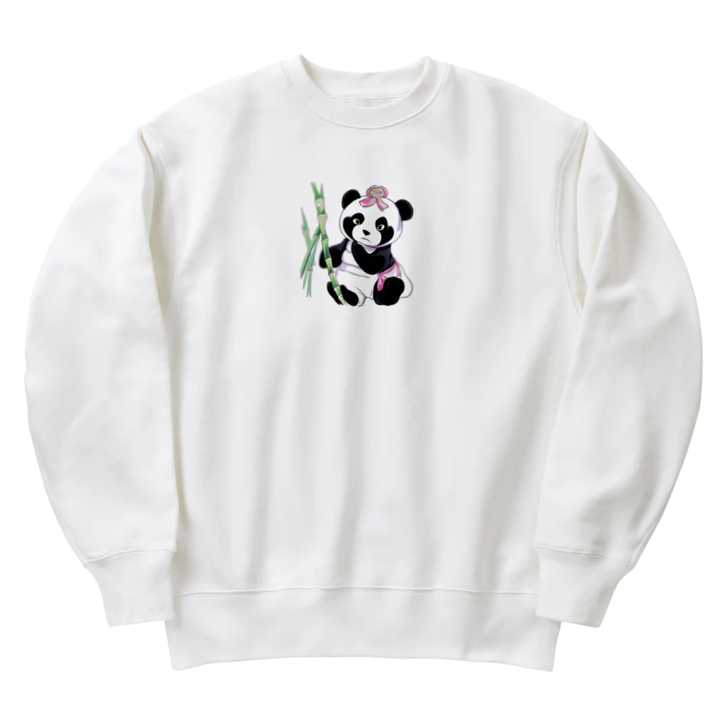 KaSumi's shopのかぐやパンダ姫 Heavyweight Crew Neck Sweatshirt