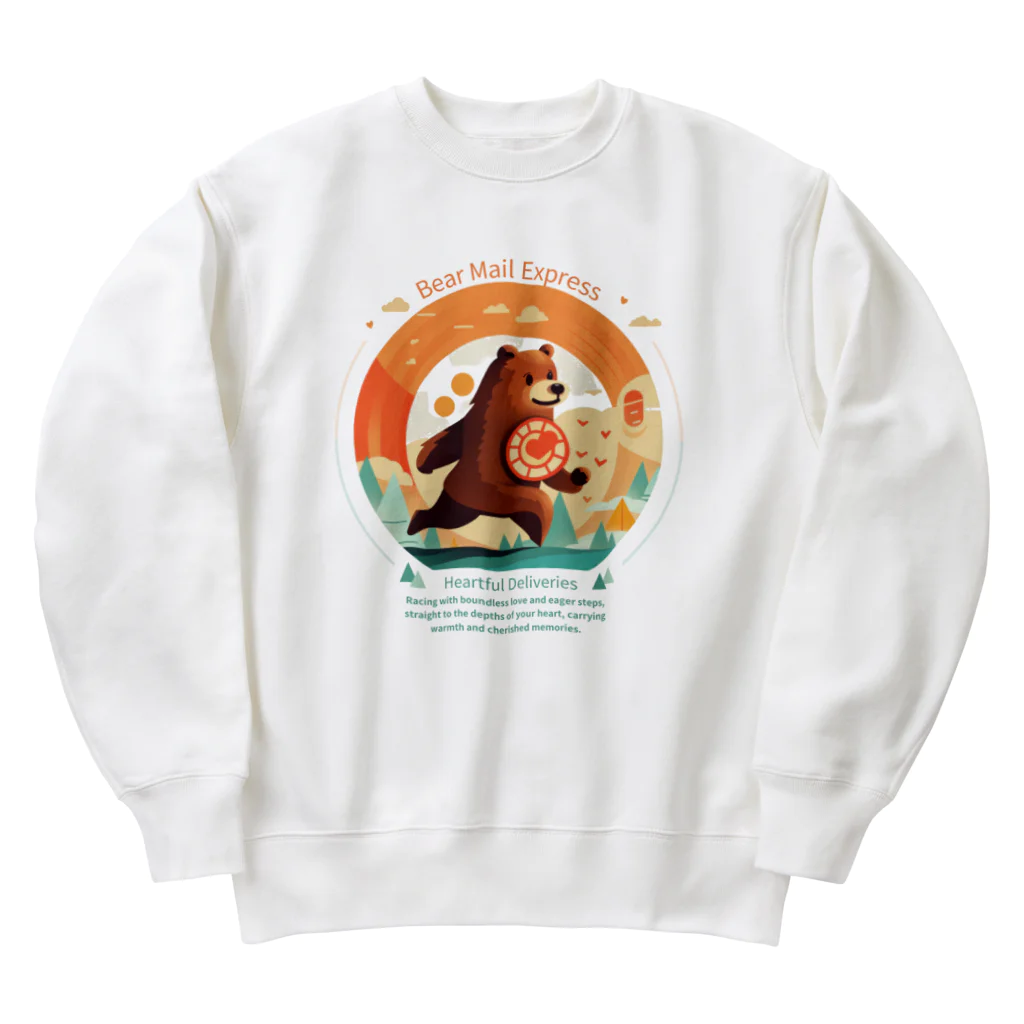 Yaya-rrのクマメール便 Heavyweight Crew Neck Sweatshirt