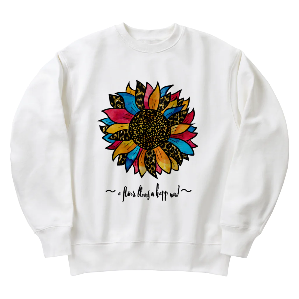 m4のひまわり Heavyweight Crew Neck Sweatshirt