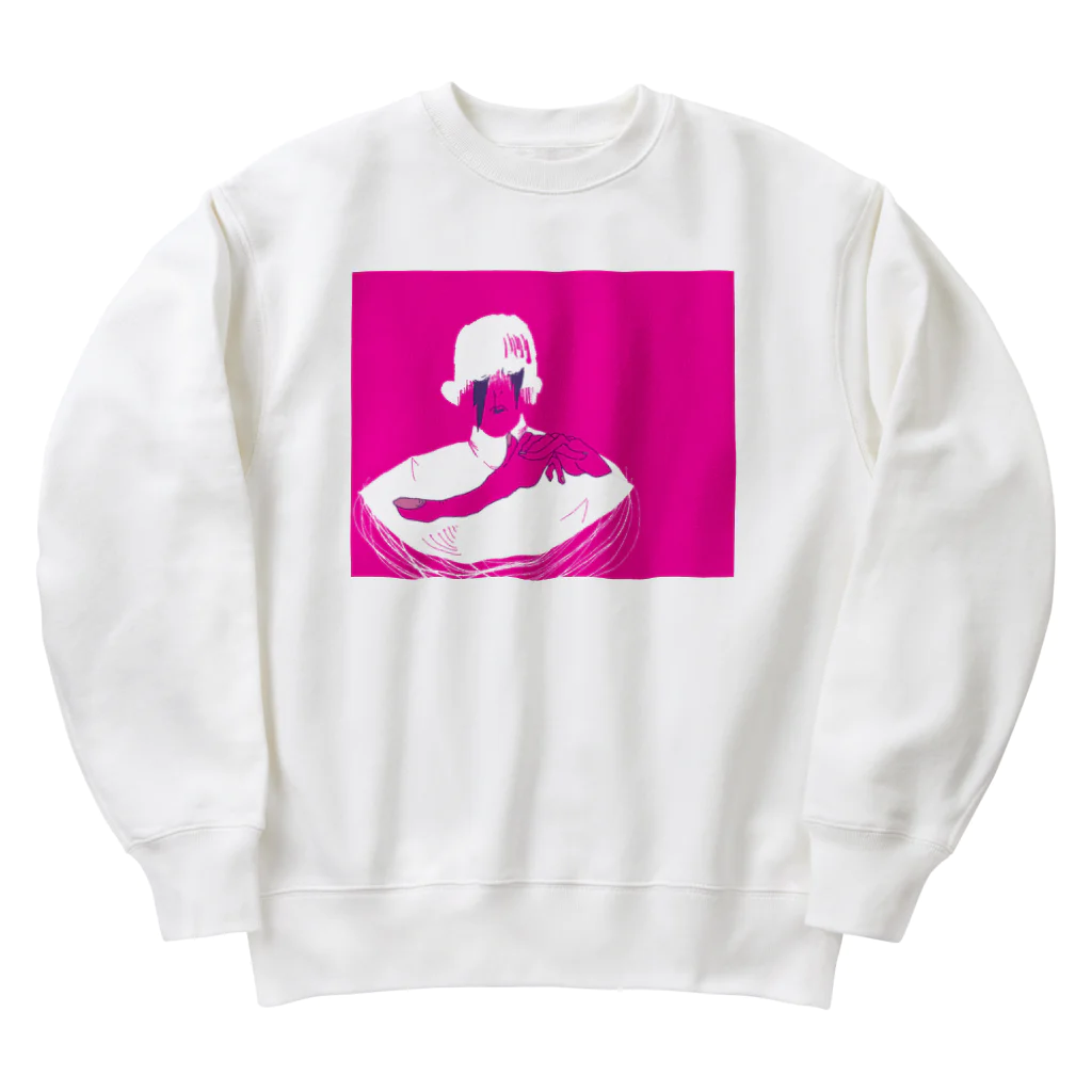 サブカルビジネスセンター尼崎の紫の柔肌 Heavyweight Crew Neck Sweatshirt