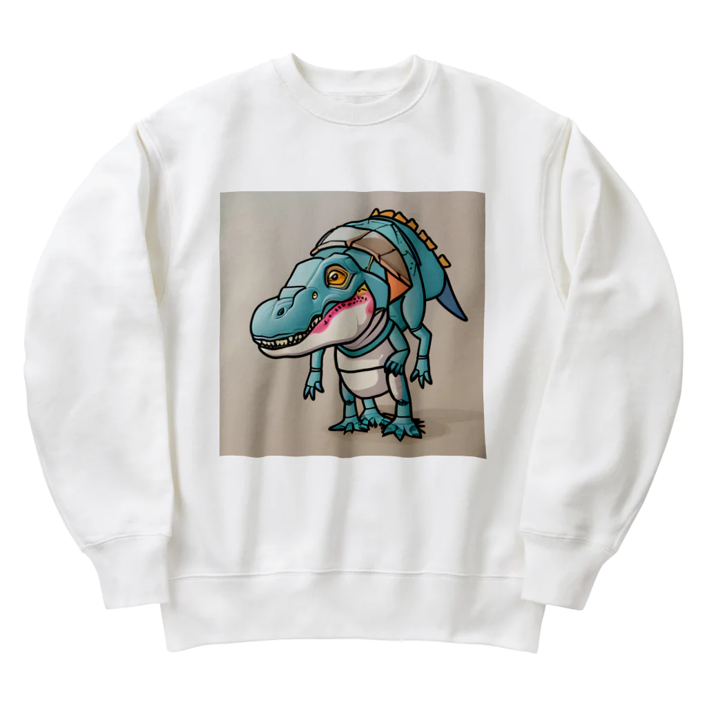 ゆるっと個性のT-Rexアリゲーター Heavyweight Crew Neck Sweatshirt