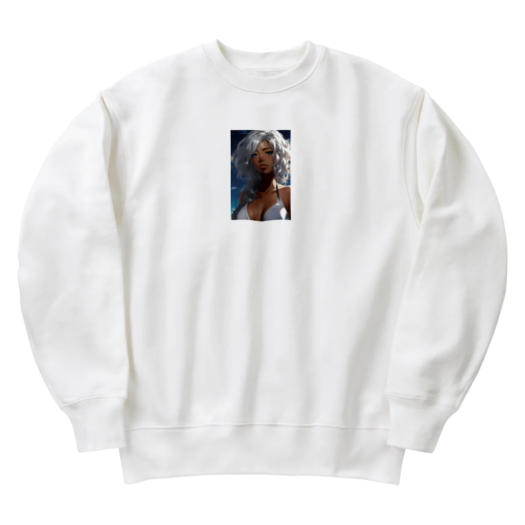 YuzuKiの黒ギャルちゃん Heavyweight Crew Neck Sweatshirt