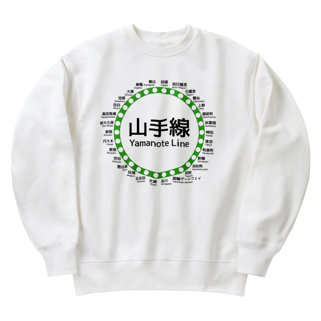 DRIPPEDのJR山手線路線図 Heavyweight Crew Neck Sweatshirt