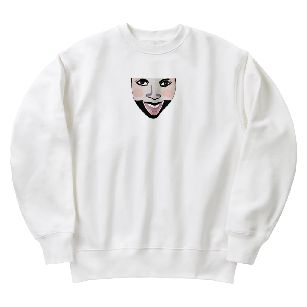 たらたらこっこの美女アート Heavyweight Crew Neck Sweatshirt