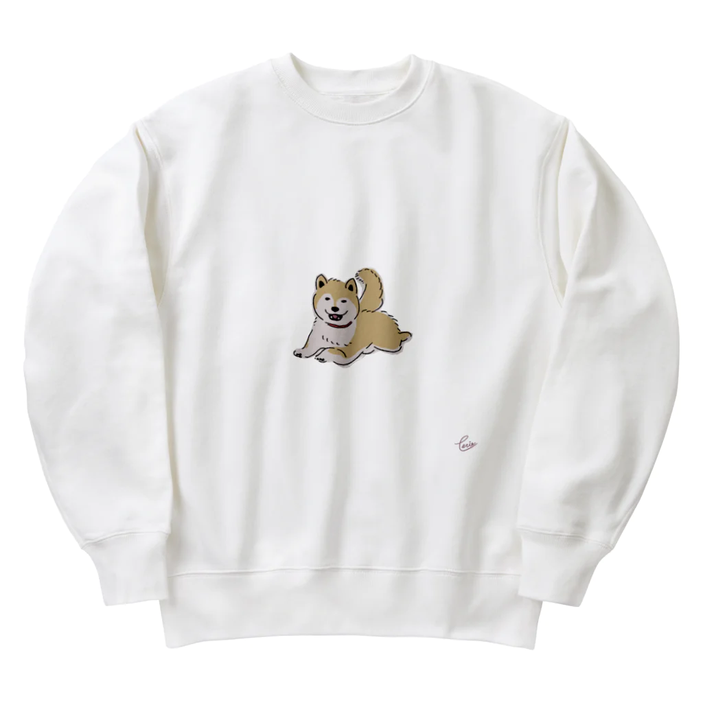 【perie shop】の【飛ぶ柴】 Heavyweight Crew Neck Sweatshirt