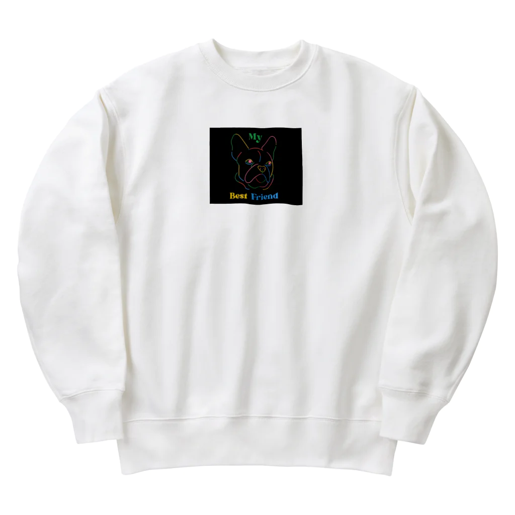 ラッキーマインあべむつきの#犬グッズ  Heavyweight Crew Neck Sweatshirt