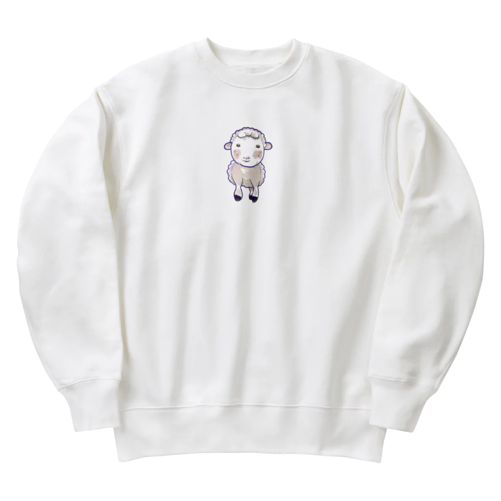 ニコニコマーケットの可愛い羊 Heavyweight Crew Neck Sweatshirt