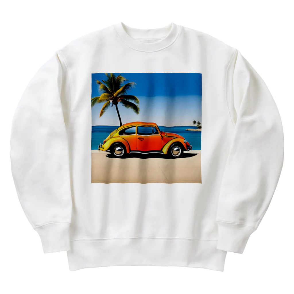 転倒無視のボサノヴァビーチ Heavyweight Crew Neck Sweatshirt