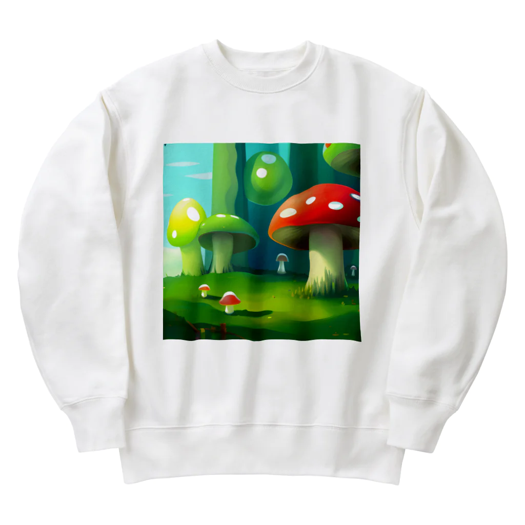 IOSUKEのキノコの世界 Heavyweight Crew Neck Sweatshirt