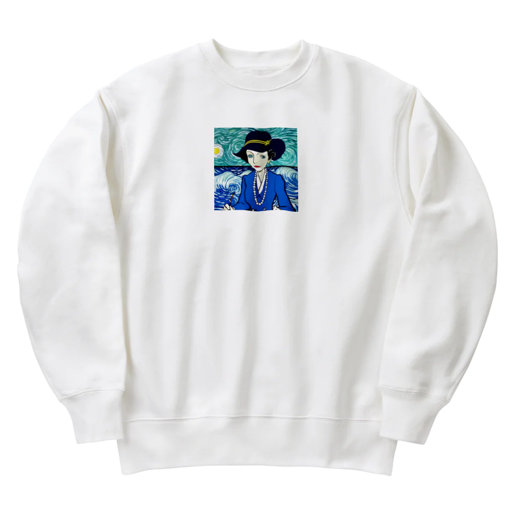 ラクダッピーのココシャネル、ゴッホの世界に行ってみた Heavyweight Crew Neck Sweatshirt