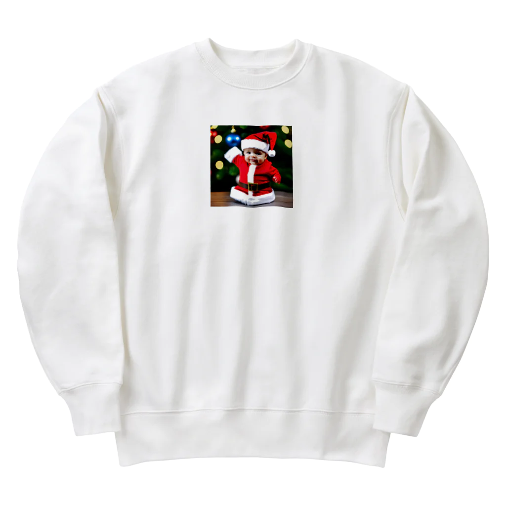 voice_magicianの可愛いサンタさんグッズ Heavyweight Crew Neck Sweatshirt