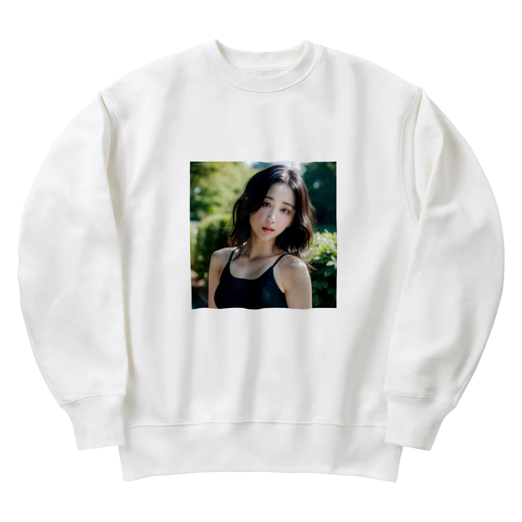 AI美女（appurin）公式グッズの斎藤綾華 Heavyweight Crew Neck Sweatshirt