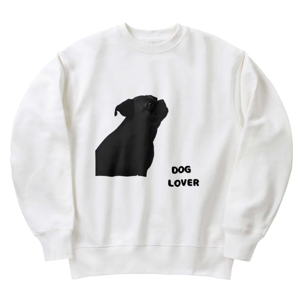 DOG LOVERのDOG LOVER（パグ） Heavyweight Crew Neck Sweatshirt
