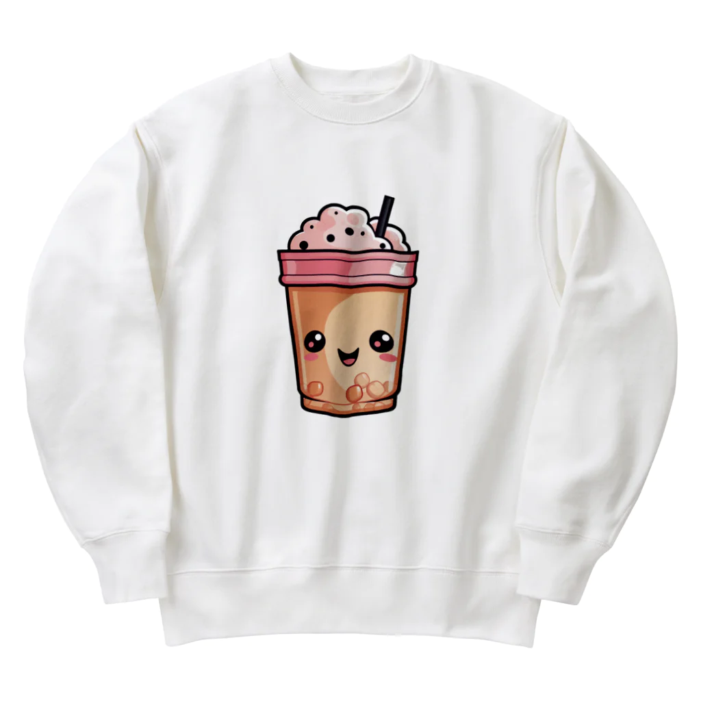 Vasetti_pressのタピオカミルクティー Heavyweight Crew Neck Sweatshirt