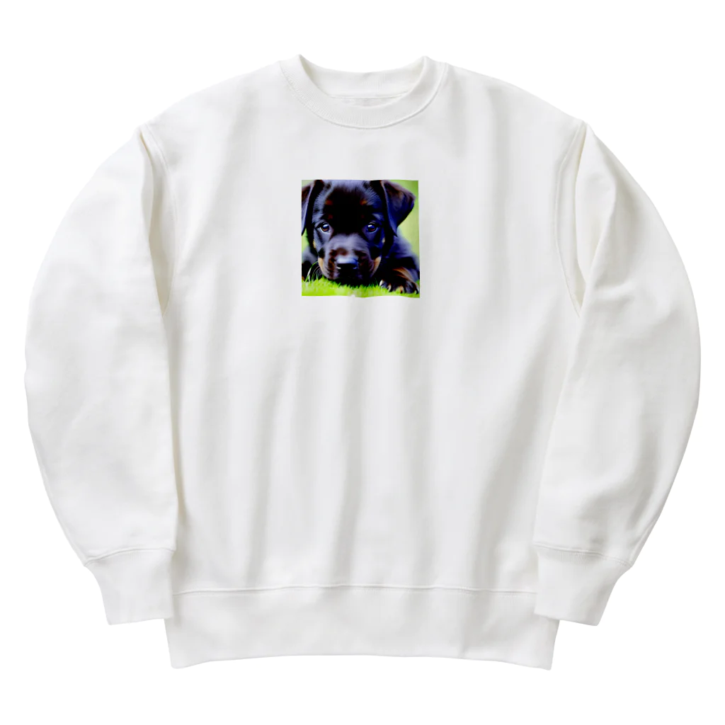 nishijima1の仔犬 Heavyweight Crew Neck Sweatshirt