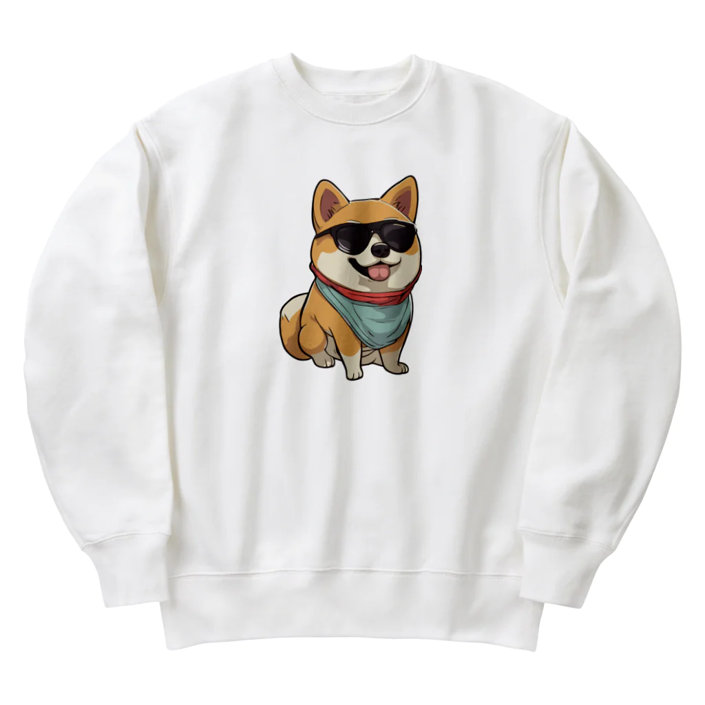 lilymummy リリマミのイカした柴犬 Heavyweight Crew Neck Sweatshirt