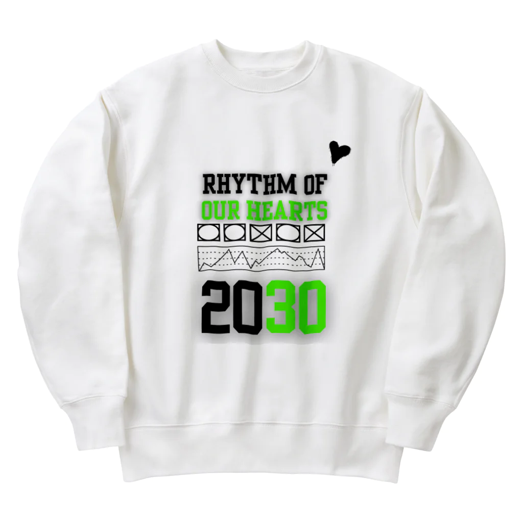 show.のRHYTHM OF 2030 Heavyweight Crew Neck Sweatshirt