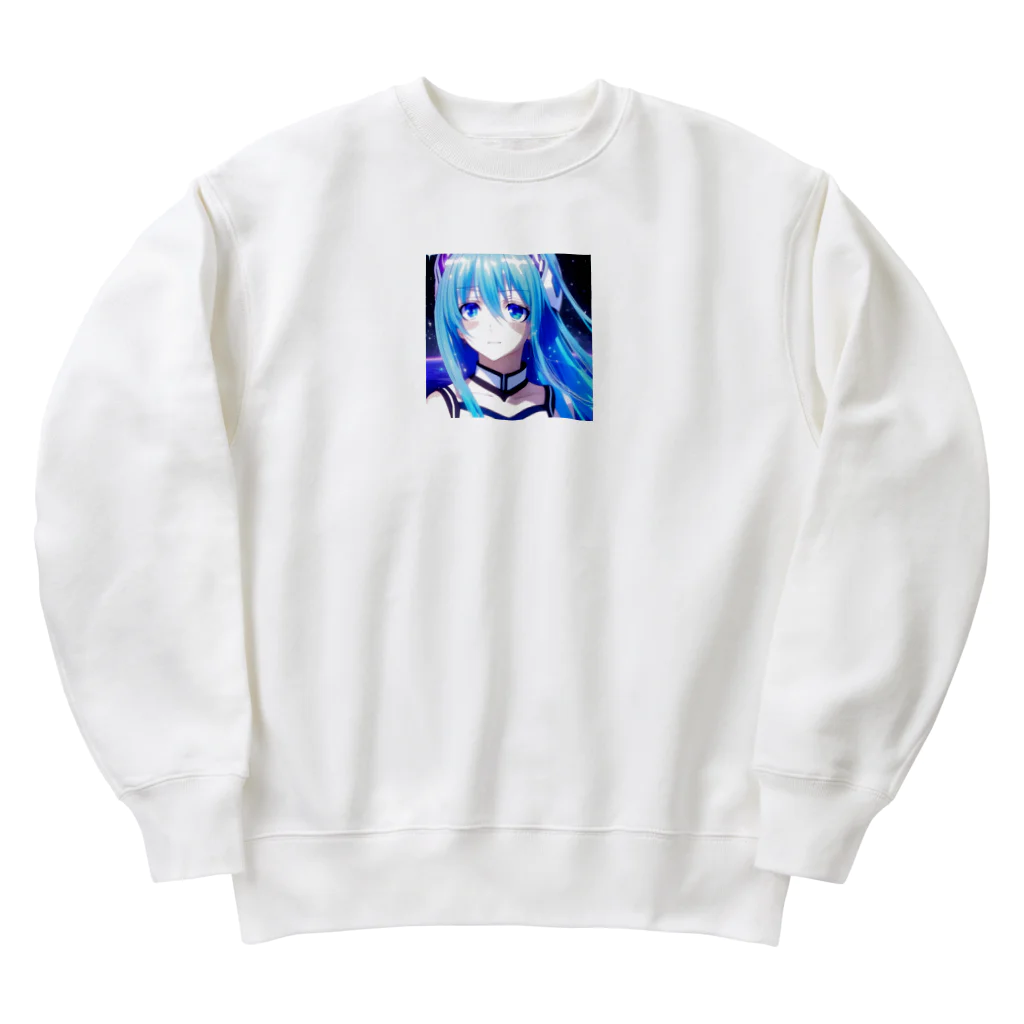 the blue seasonのるな (Luna) Heavyweight Crew Neck Sweatshirt