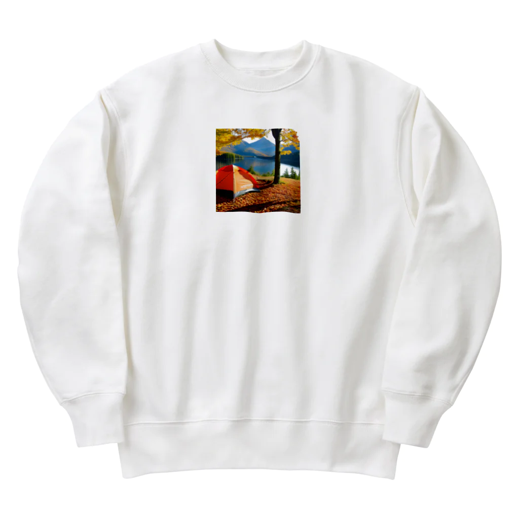 あきみぃの店の紅葉キャンプ Heavyweight Crew Neck Sweatshirt