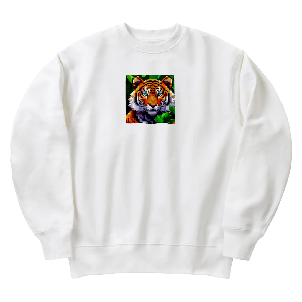 KAWAKAMI-SENTAROUの勇者ピクセルタイガー Heavyweight Crew Neck Sweatshirt