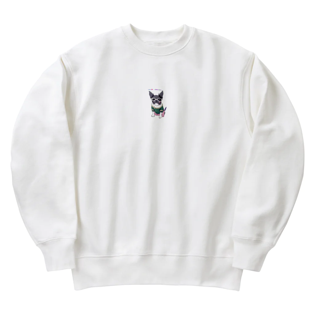 mnk527のおしゃれなボストンテリアグッズ Heavyweight Crew Neck Sweatshirt