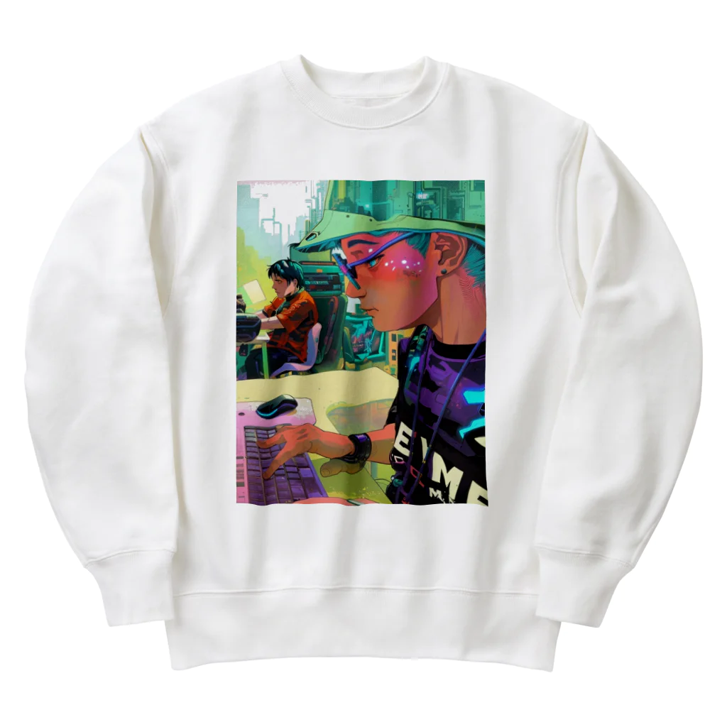 pasonkoのプログラミングキッズ Heavyweight Crew Neck Sweatshirt