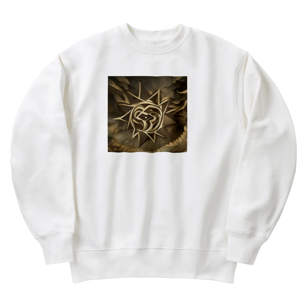 TAIYO 猫好きの太陽アート加工 Heavyweight Crew Neck Sweatshirt