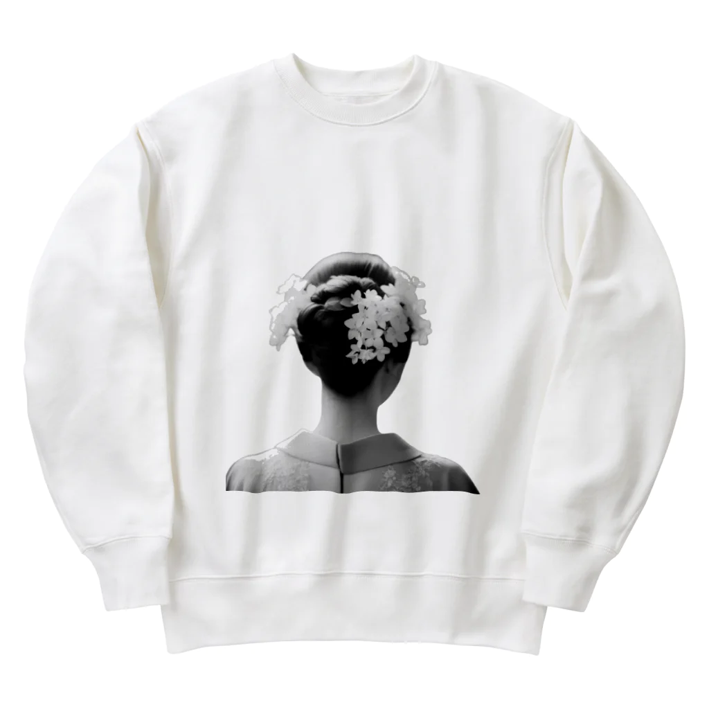 UFUYA　Worksの後ろ姿美人 Heavyweight Crew Neck Sweatshirt