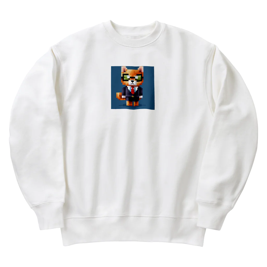 ネコピコshopのスパイ猫 Heavyweight Crew Neck Sweatshirt