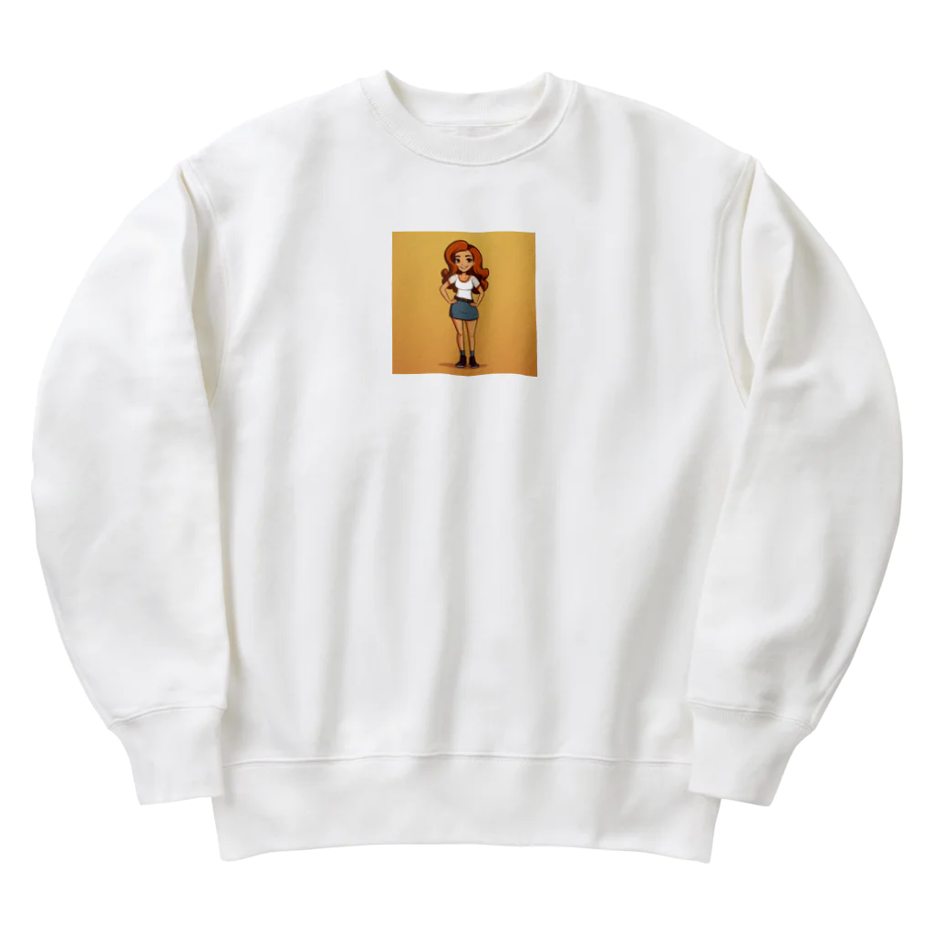 ryuya__52のフレンドリーガール Heavyweight Crew Neck Sweatshirt