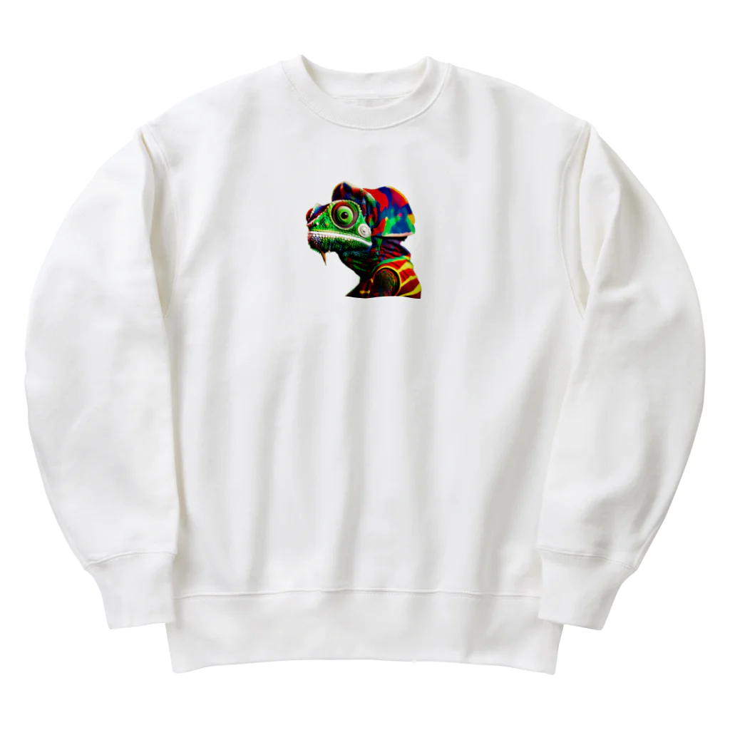 nob10のレゲェカメレオン Heavyweight Crew Neck Sweatshirt