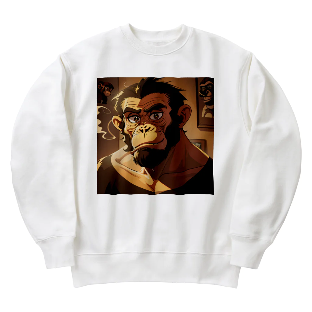 schaalの退屈な類人猿のNFT Heavyweight Crew Neck Sweatshirt