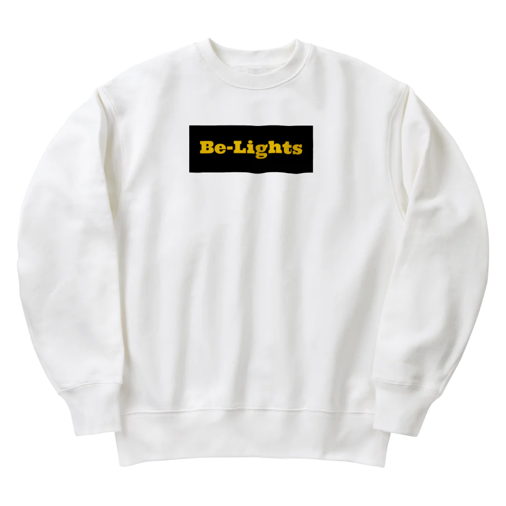 ジュニアマーチングバンド“Be-Lights”の文字ロゴバージョン｜黒 Heavyweight Crew Neck Sweatshirt