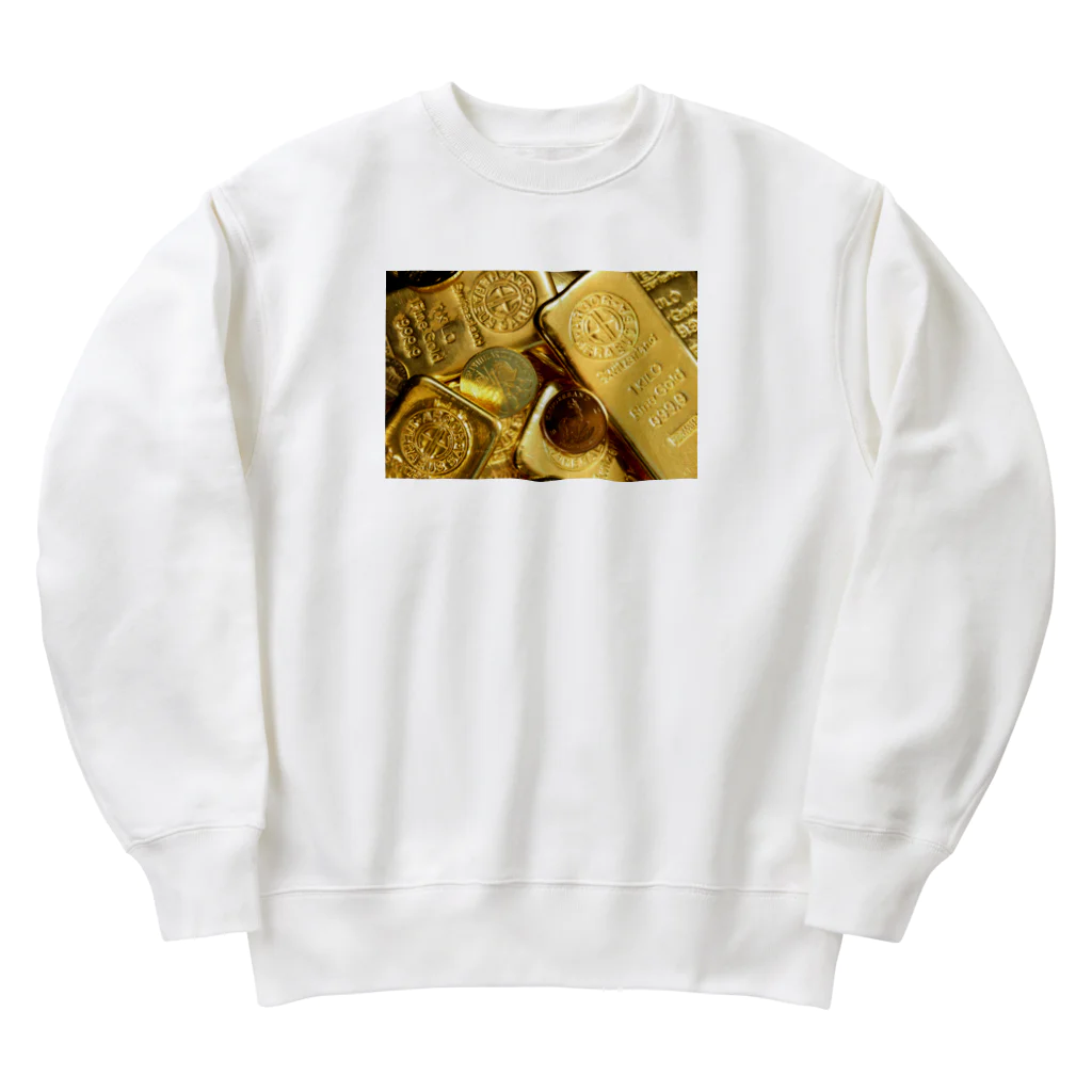 invitationのゴールド Heavyweight Crew Neck Sweatshirt