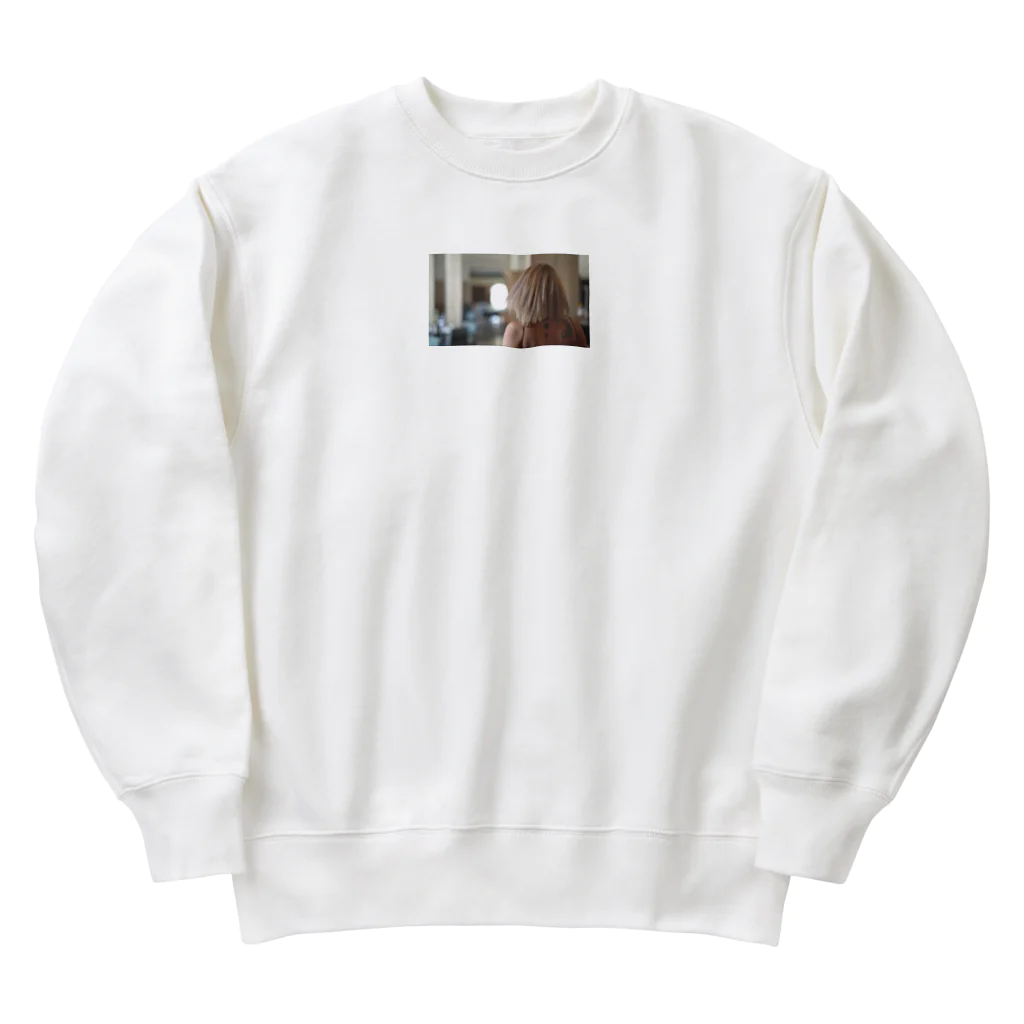 Stylishの女性の幻想 Heavyweight Crew Neck Sweatshirt