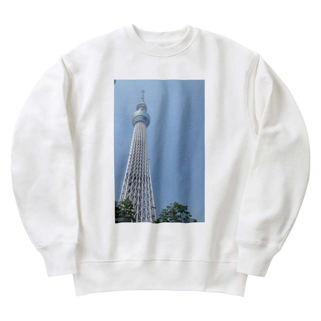 kyurakkoのTOKYO SKYTREE Heavyweight Crew Neck Sweatshirt