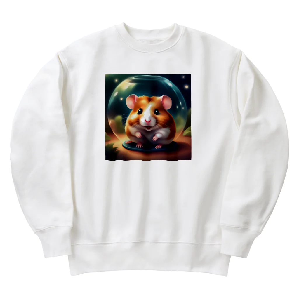 はなびのハムスター夢幻コレクション Heavyweight Crew Neck Sweatshirt