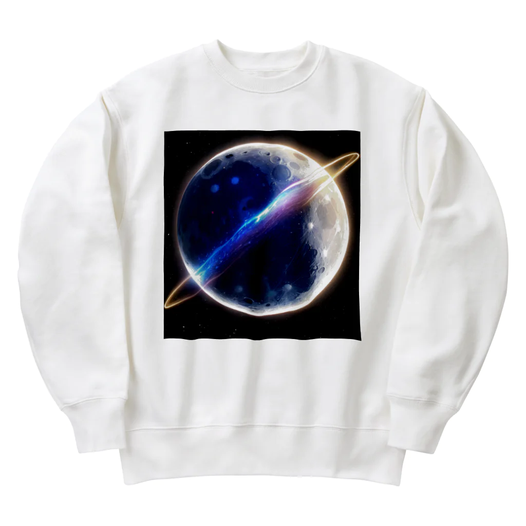 taka0012の月の輪 Heavyweight Crew Neck Sweatshirt