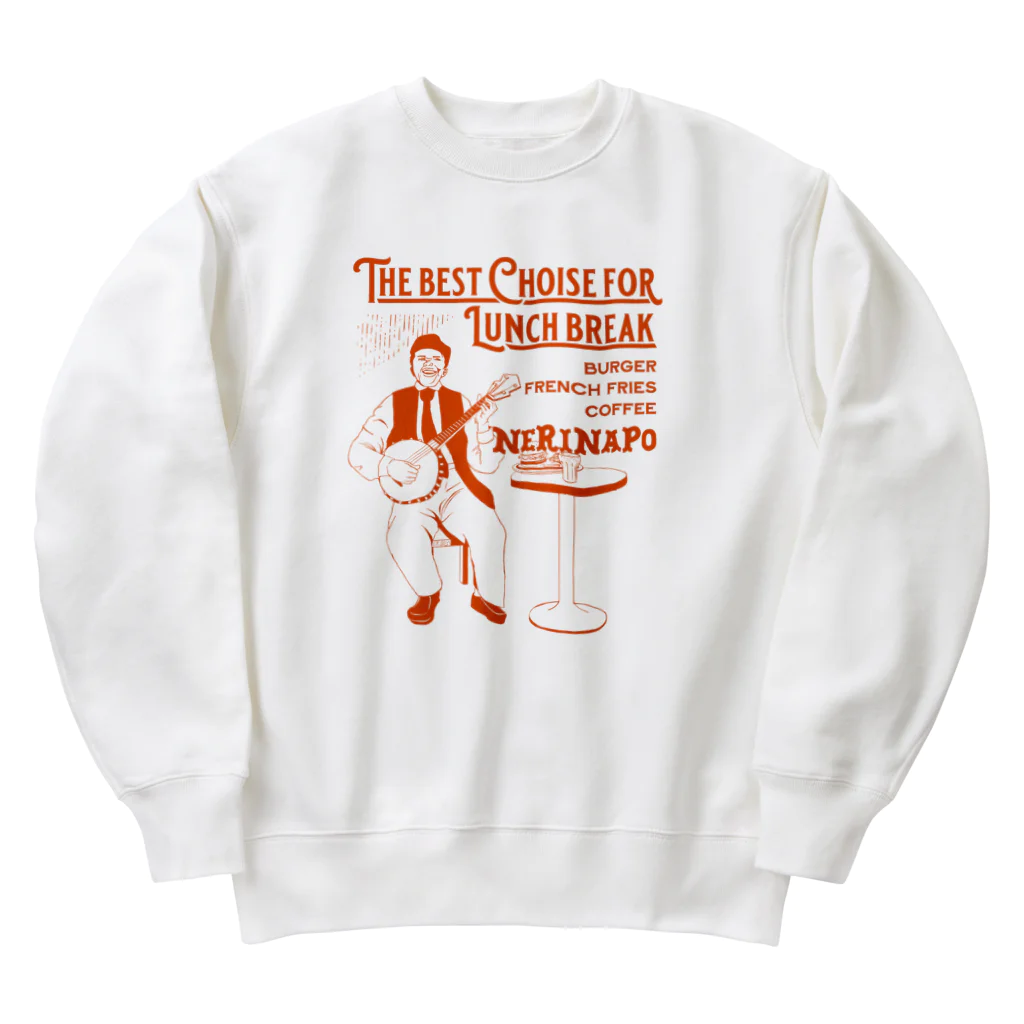 ネリナポ・ドライブ・インのBanjo Man Heavyweight Crew Neck Sweatshirt