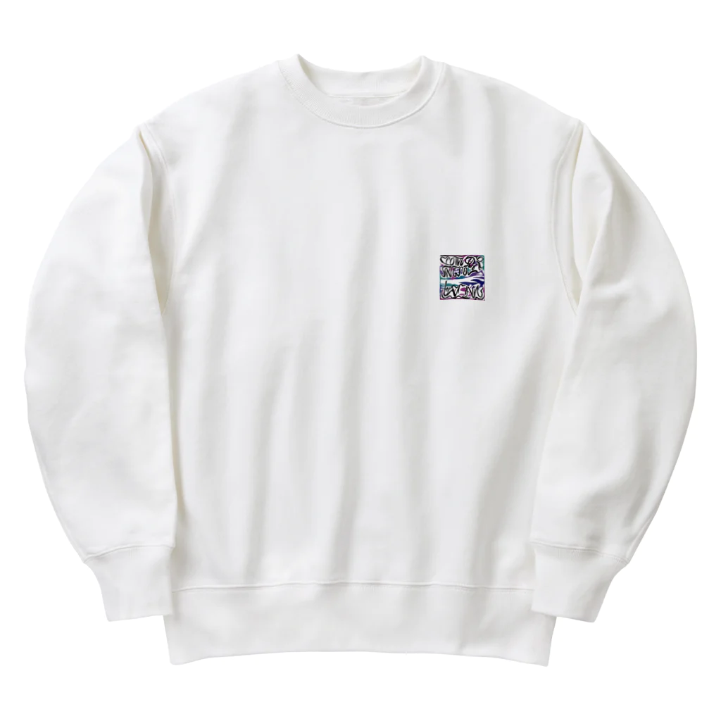 Kousakuin3のロゴ　テキスト Heavyweight Crew Neck Sweatshirt