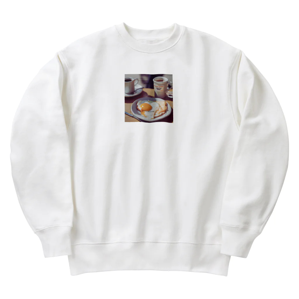 いらすとグッズの週末morning Heavyweight Crew Neck Sweatshirt