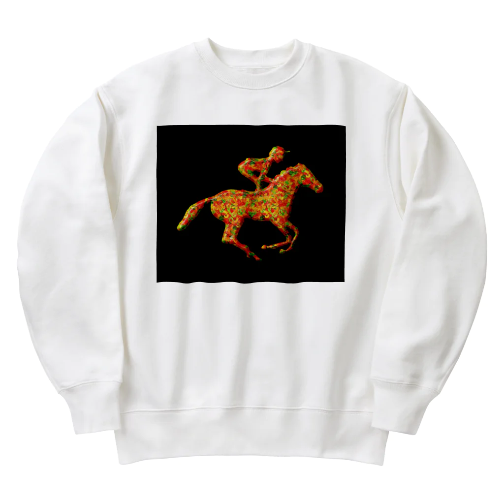 mumusの馬　colorful Heavyweight Crew Neck Sweatshirt