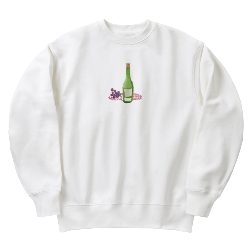 tonboのシンプルワインボトル Heavyweight Crew Neck Sweatshirt