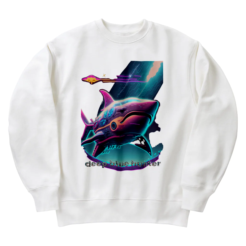 RISE　CEED【オリジナルブランドSHOP】のサメ型宇宙船の奇想天外 Heavyweight Crew Neck Sweatshirt